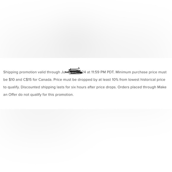 Get discounted shipping on Fridays and Sundays on Posh! - Picture 3 of 3